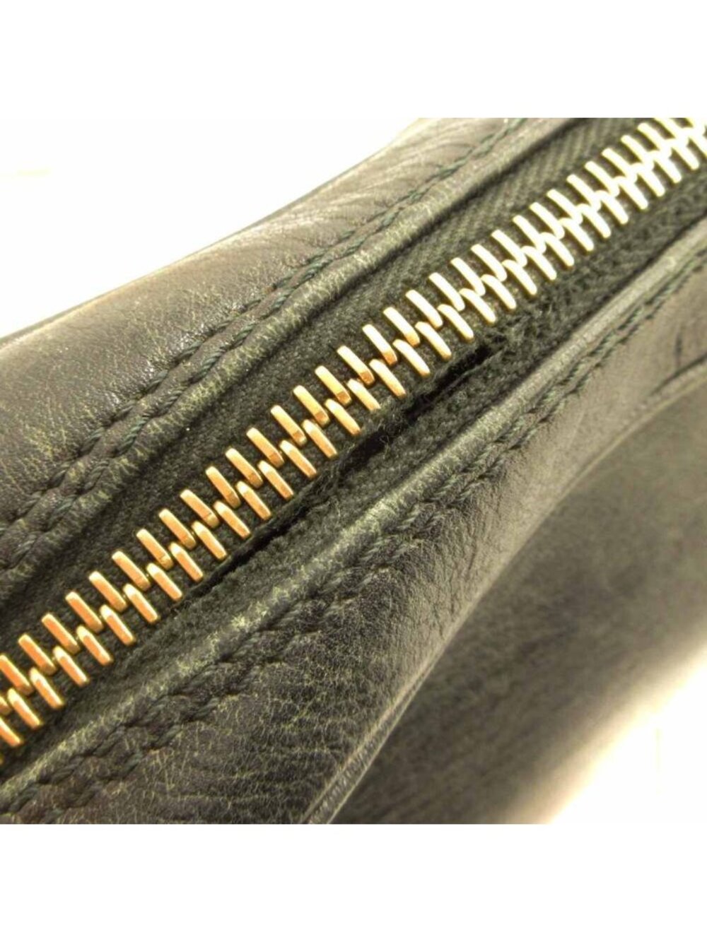 Celine Vintage Shoulder Bag Crossbody Leather Logo Black - Picture 8 of 8